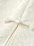 尚都比拉夏季国风轻中式提花图案前片开衩盘扣直筒半身裙女 米白色 XL 