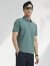 雅戈尔T恤男夏季短袖T恤衫中青年男士透气百搭修身纯色T恤商务休闲 绿色 M