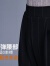 景琳2020哈伦裤女外穿松紧腰宽松大码高腰黑色休闲长裤子 黑色九分裤 XL（125-135斤）