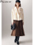 帕罗（PALUOPO）秋冬女士羊毛短外套新品短款宽松保暖时尚纯色双面呢外衣ET23102D 米白 S(155/80A)