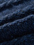 汤姆 布朗（THOM BROWNE）送礼物男士蓝色羊毛混纺绞花经典四条纹套头衫 MKA469B Y1506 424 2
