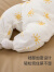 童泰秋冬婴儿衣服新生儿夹棉连体衣0-6个月宝宝哈衣 黄色 52码(0-2个月)
