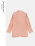 例外（EXCEPTION）春秋莱赛尔纤维休闲西装外套女设计感 艳橙/25 36Y(160/84Y)