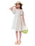 迪士尼（Disney）女童夏装连衣裙2024新款儿童洋气公主裙女孩碎花裙中大童夏季裙子 黄色 160cm