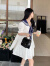 娜梵度（NAFANDU）可爱白色衬衫连衣裙女学生春夏季新款韩版学院风海军领短款连衣裙 白色 M