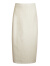 ROEYSHOUSE罗衣小香风粗花呢修身半身裙2024春装新款时尚米白色包臀裙09447 米白色 XL
