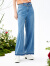 玖姿（JUZUI）商场同款休闲裤女装夏季新款天丝棉牛仔裤薄JWCX11037 浅蓝 M