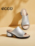 爱步爱步（ECCO）增高凉鞋 2024年夏季新款粗跟凉拖 雕塑奢华222783 银色22278301682 37