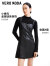 VEROMODA连衣裙2023新款甜酷PU收腰吊带裙时髦百搭 S59黑色 155/76A/XS