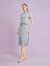 拉珂蒂（La Koradior）商场同款2024夏季新款高腰半身裙休闲a字显瘦女 淡蓝 L