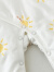 童泰秋冬婴儿衣服新生儿夹棉连体衣0-6个月宝宝哈衣 黄色 52码(0-2个月)