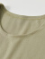 尚都比拉短款棉质T恤女2024夏季舒适休闲简洁圆领短款小个子上衣 海松茶 S