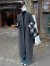 GARNUO高级感灰色双面羊毛大衣女小个子秋冬新款中长款赫本风羊毛呢外套 黑色 S【80-100斤】