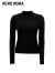 VEROMODA23年秋季新款针织衫优雅气质纯色内搭女通勤基础款长袖 S59黑色-追单 160/80A/S
