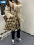 F/MAY棉衣棉服女2024年韩版宽松ins短款小个子棉袄保暖冬季外套潮 米白色 XL