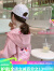 迪士尼（Disney）女童春秋装外套洋气2023新款连帽网红儿童卡通韩版宝宝两面穿风衣 粉色两面穿 100 建议身高90-100CM
