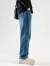 Foss Phil牛仔裤子男士春夏季复古高街直筒宽松休闲潮流裤YD780蓝色3XL
