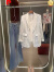 皮尔卡丹（pierrecardin）新中式长袖西装外套女春秋季新款小众设计感提花中国风复古小西服 白色 XL 110-120斤