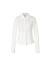 摩萨克（MOISSAC）商场同款2024春新品优雅知性法式通勤衬衣分割白衬衫女MWEC60116 纯白 XS