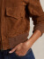 Polo Ralph Lauren 拉夫劳伦 女装 24早春宽松版绒面羊绒面革夹克RL25290 201-肉桂色 S