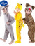 迪士尼（Disney）儿童动物演出服装老虎小兔子大灰狼小鹿鸭蜜蜂狮子狐狸表演服衣服 花色 斑点狗 100CM