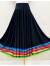 矜持范6米大摆裙子跳舞半身裙女新疆舞蹈交谊舞广场舞女藏族舞蹈长裙 红色 长裙长度80厘米 2XL