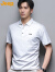 吉普（JEEP）T恤男士短袖夏季Polo商务休闲衫潮流凉感衣服男装 白色 2XL 