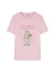 Teenie Weenie小熊女装2024春装新款短袖T恤多巴胺穿搭粉色打底衫 粉色 170/L