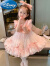 迪士尼（Disney）洛丽塔公主裙女童夏装2024新款儿童夏季裙子洋气小女孩宝宝连衣裙 ZX6560绿色 130cm