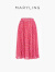 MARYLING玛俪琳2024春季新品半身裙A1EBW72230 粉色千鸟格pink 36/S