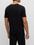 雨果博斯（HUGO BOSS）男士休闲运动短袖棉质T恤衫50469550001 黑色 XL