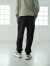 海澜之家（HLA）卫裤男春季AGAHO设计师系列束脚裤子男春季 黑色77 180/88A(XL)推荐72-78kg