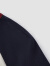 森马（Semir）[商场同款]长袖T恤女短款插肩袖拼色2024新款紧身春装小个子森马 红蓝色调00368 165/88A/L