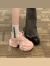堡利策（POLNZET）老爹鞋女潮2024夏季学生百搭网面港风增高厚底透气运动鞋 粉红色 38