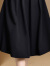 迪菲丽格赫本风黑色半身裙2022新款春季通勤气质中长款高腰A字裙 图片色 XXL
