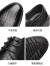 金猴男鞋秋季职场商务正装鞋牛皮系带单鞋男 Q20130A 黑色 39