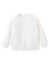 英氏童装儿童卫衣女童加厚夹棉白色上衣 冬季新款梭织套衣 奶油白YRTAJ42304A 110cm