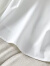 LANWEIFEILEI木耳立领衬衫女长袖春秋装新款日系气质清新上衣修身白衬衣 白色 XL
