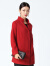 TANGY/天意冬季新品商场同款红色宽松立领羊毛呢大衣女士外套 7103色 L