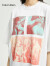Calvin Klein Jeans【简约系列】夏季男女情侣中性ck纯棉宽松短袖T恤40643ST 540-白色 M  （建议130-150斤）