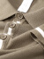 罗蒙（ROMON）高端夏季薄款冰丝透气针织polo男士短袖修身商务翻领保罗t恤衫 黑色 2XL ( 150-160斤 )