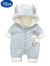 迪士尼（Disney）婴儿衣服新生儿连体衣秋冬棉服男女宝宝外出服冬季装夹棉外套棉衣 蓝色 73cm