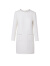 朗姿法式小香风小黑裙显瘦短裙女2024新款高级感气质连衣裙 白色 L