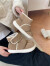 细细条（XIXITIAO）防水拼色棉鞋男女冬季情侣外穿保暖韩版时尚魔术贴雪地靴 棕色 42 42-43