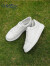 金利来（goldlion）男鞋板鞋小白鞋休闲鞋时尚舒适系带休闲鞋G522310478BBE白色44
