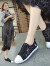 贤语女学生韩版新款网面百搭女士平底蕾丝包头凉鞋女外穿 白色 35