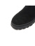 思加图冬季新款雪地靴厚底短靴保暖毛里女皮靴子M7121DD2 黑色（毛里） 34
