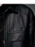 太平鸟男装商场同款真皮皮衣皮衣拉链机车夹克潮流时尚外套B1BDD4F02 黑色1（合体） XXL