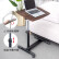 宜客莱（ECOLA）笔记本电脑支架升降懒人桌铝合金办公桌多功能写字桌可移动床边桌 MD701WL胡桃木色