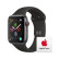 Apple Watch Series 4智能手表（GPS+蜂窝款 44毫米深空灰色铝金属表壳 黑色运动型表带 MTVU2CH/A)